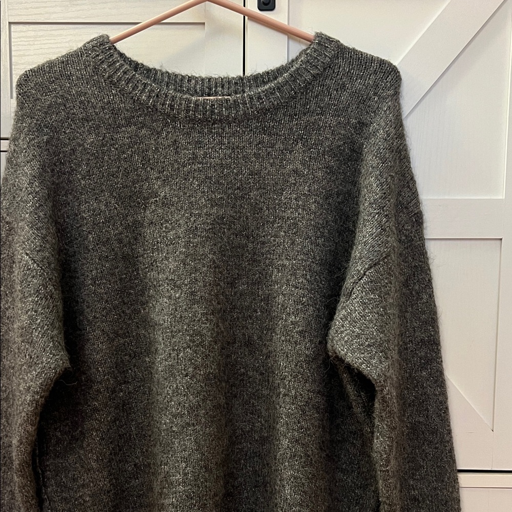 Old Navy Charcoal Crew Neck Sweater